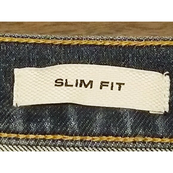 Flint & Tinder Jeans Men's Size 32x32 Slim Fit Stretch Blue Denim Fade (33x32.5) - Picture 6 of 7